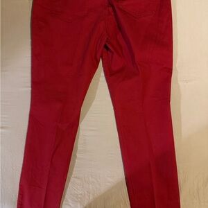 Old Navy Women's Straight Leg Red Jeans